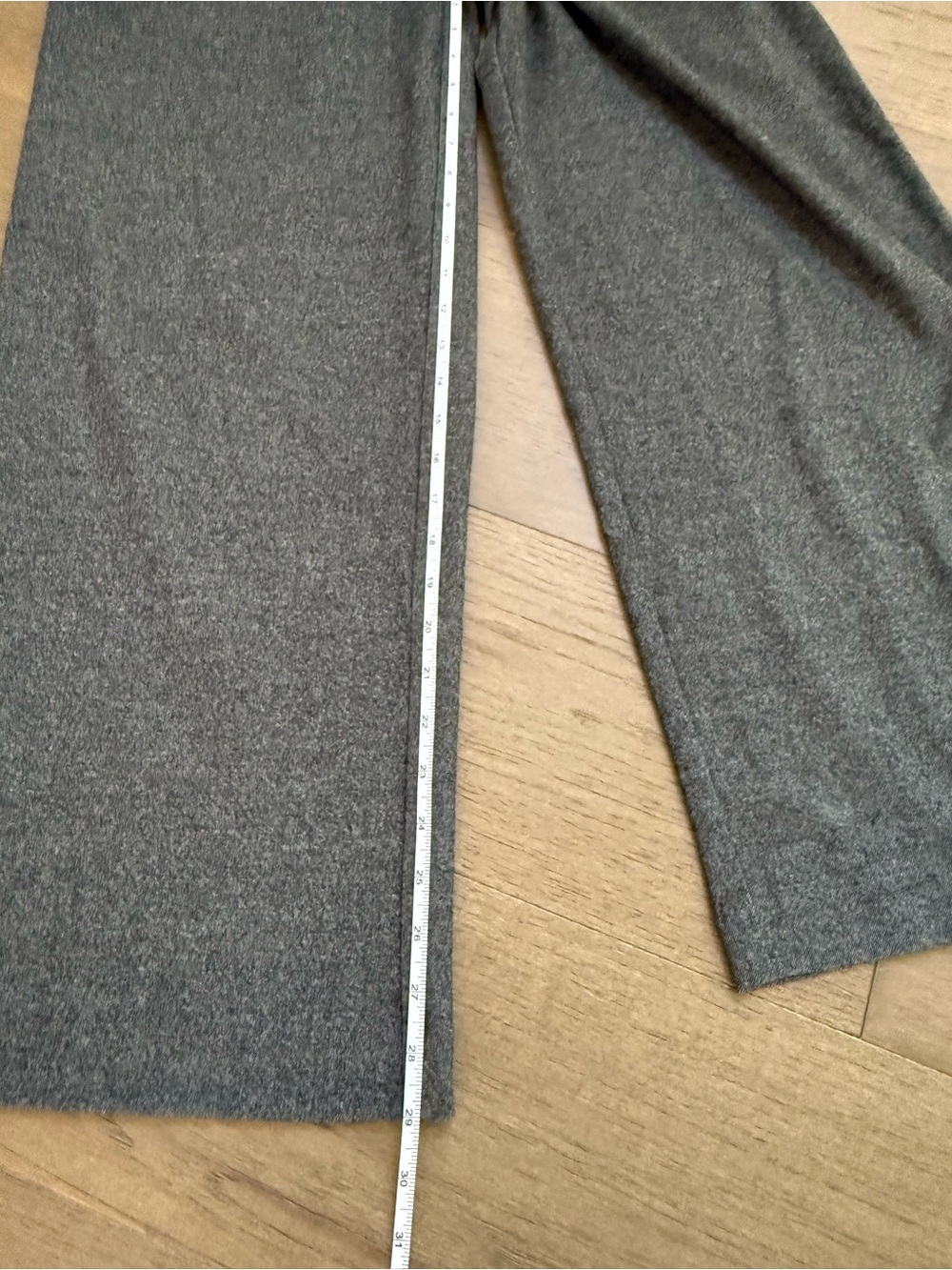 Faherty Dream Flannel Trousers Charcoal Gray Wide Leg Pants Sz 4 - Picture 8 of 10
